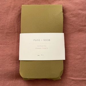 Pure + Good olive tights